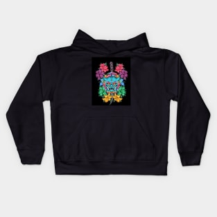 Japanese Foo Dog Kids Hoodie